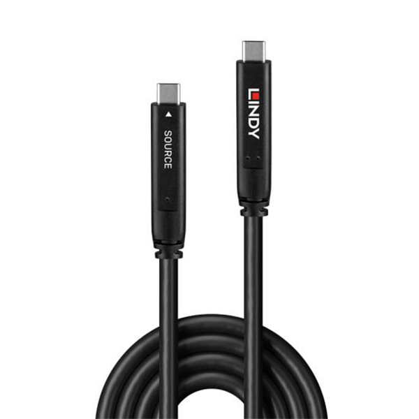 Lindy 10m USB 3.2 Gen 2 & DP 1.4 Type C Hybrid Cable
